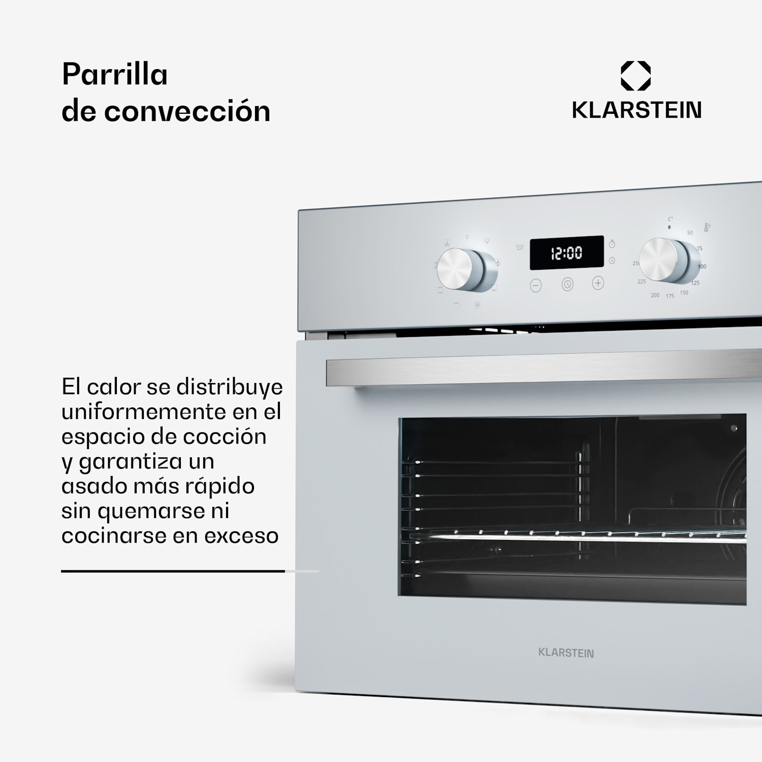 SpaceSmart Horno compacto empotrable Blanco