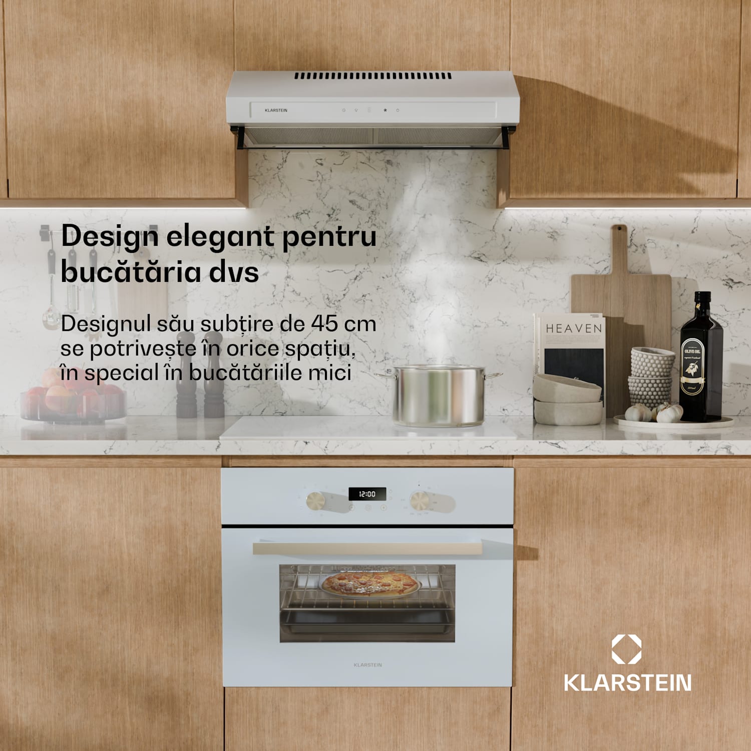 Cuptor incorporabil SpaceSmart Compact Alb