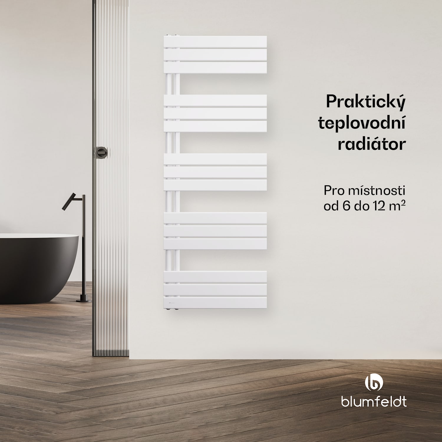 Radiátor Fairmont, 60 x 160 cm, nástěnný, moderní design, teplovodný 60 x 160 cm | Bílá