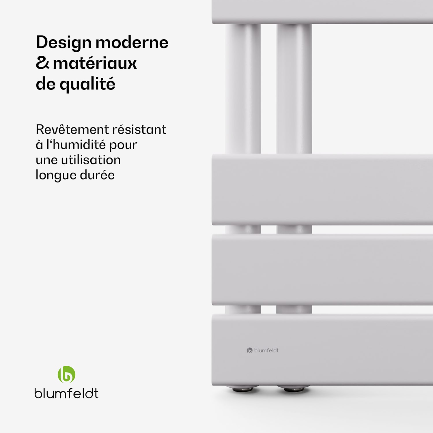 Radiateur Fairmont | 60 x 160 cm | Montage mural | Design moderne | Fonctionnement à l'eau chaude 60 x 160 cm | Blanc