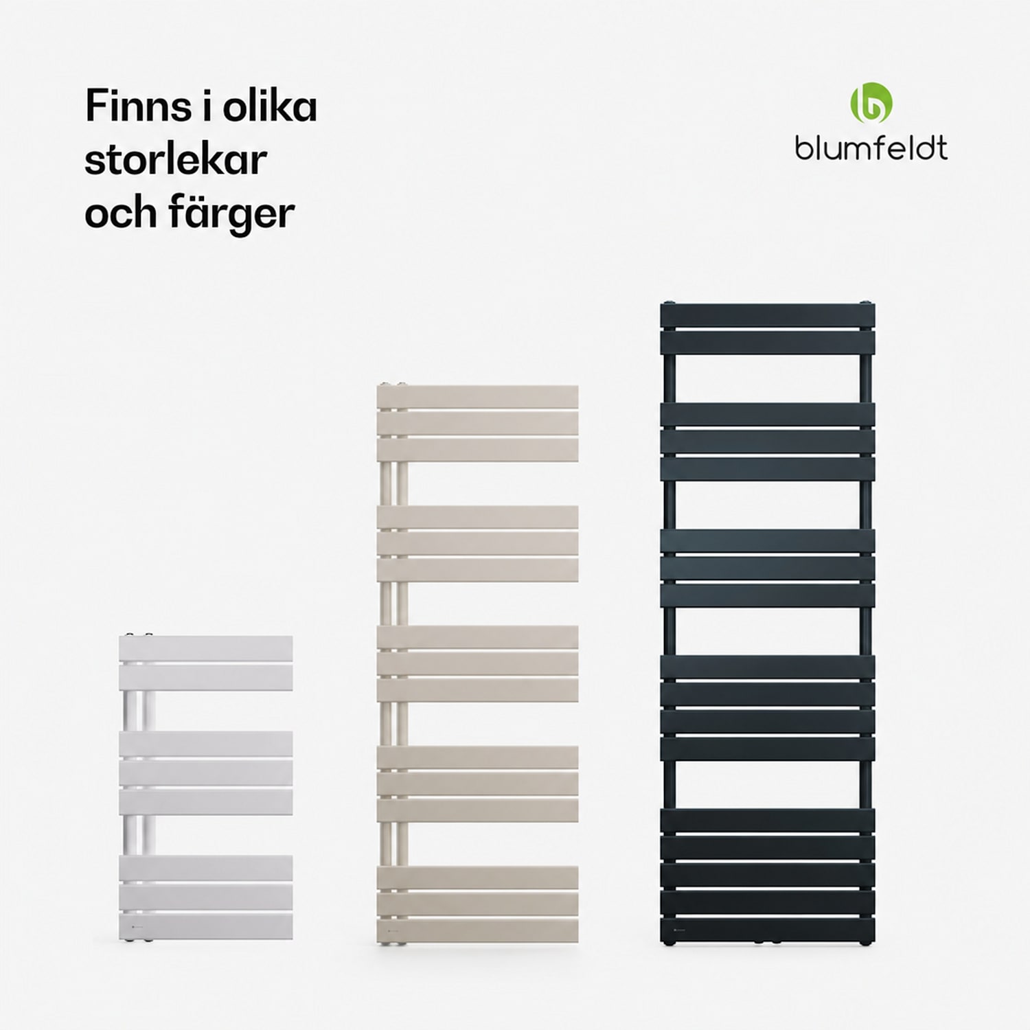 Fairmont radiator | 60 x 160 cm | Väggmontering | Modern design | Varmvattenstyrd 60 x 160 cm | Vit