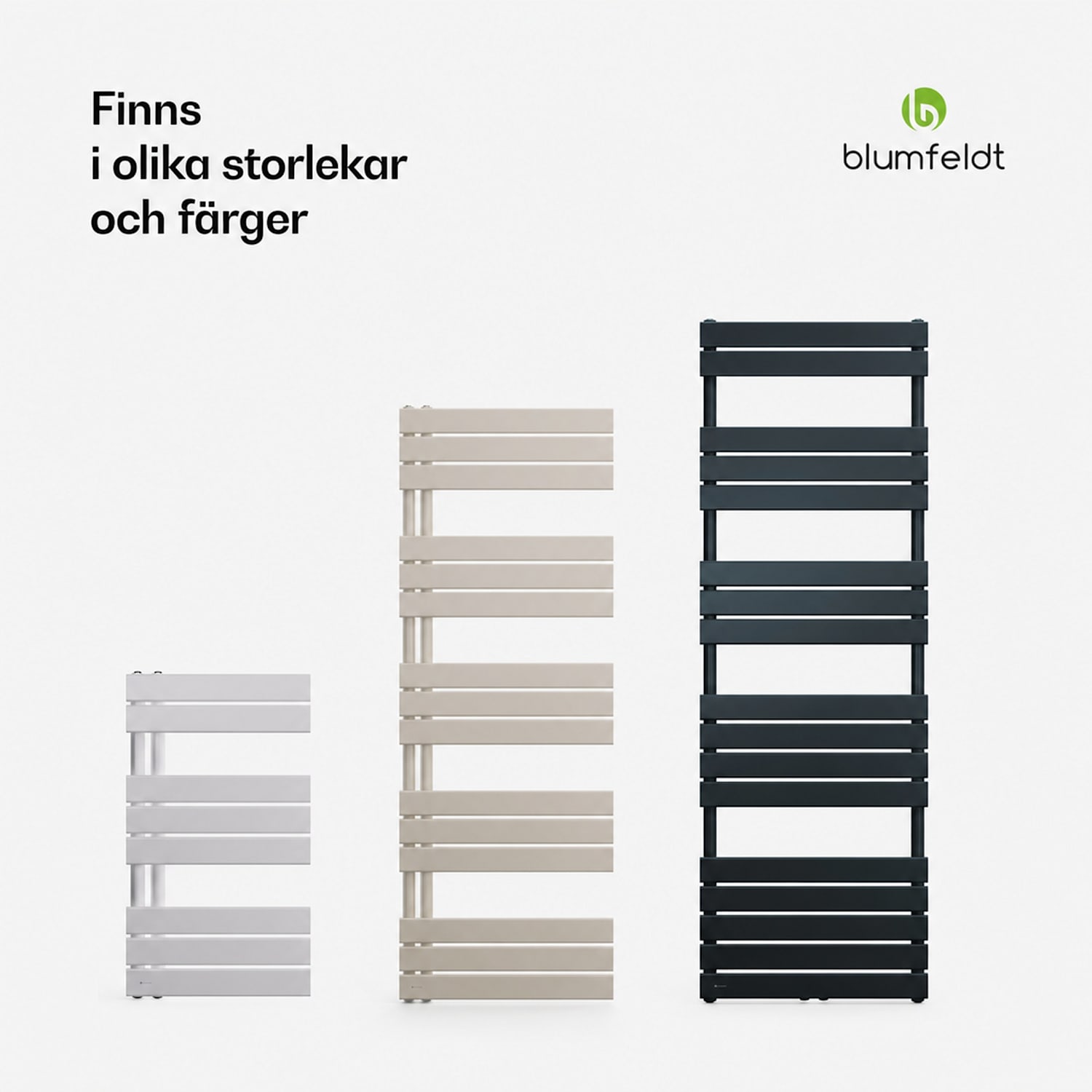 Fairmont radiator | 60 x 180 cm | Väggmontering | Modern design | Varmvattendrift 60 x 180 cm | Antracit
