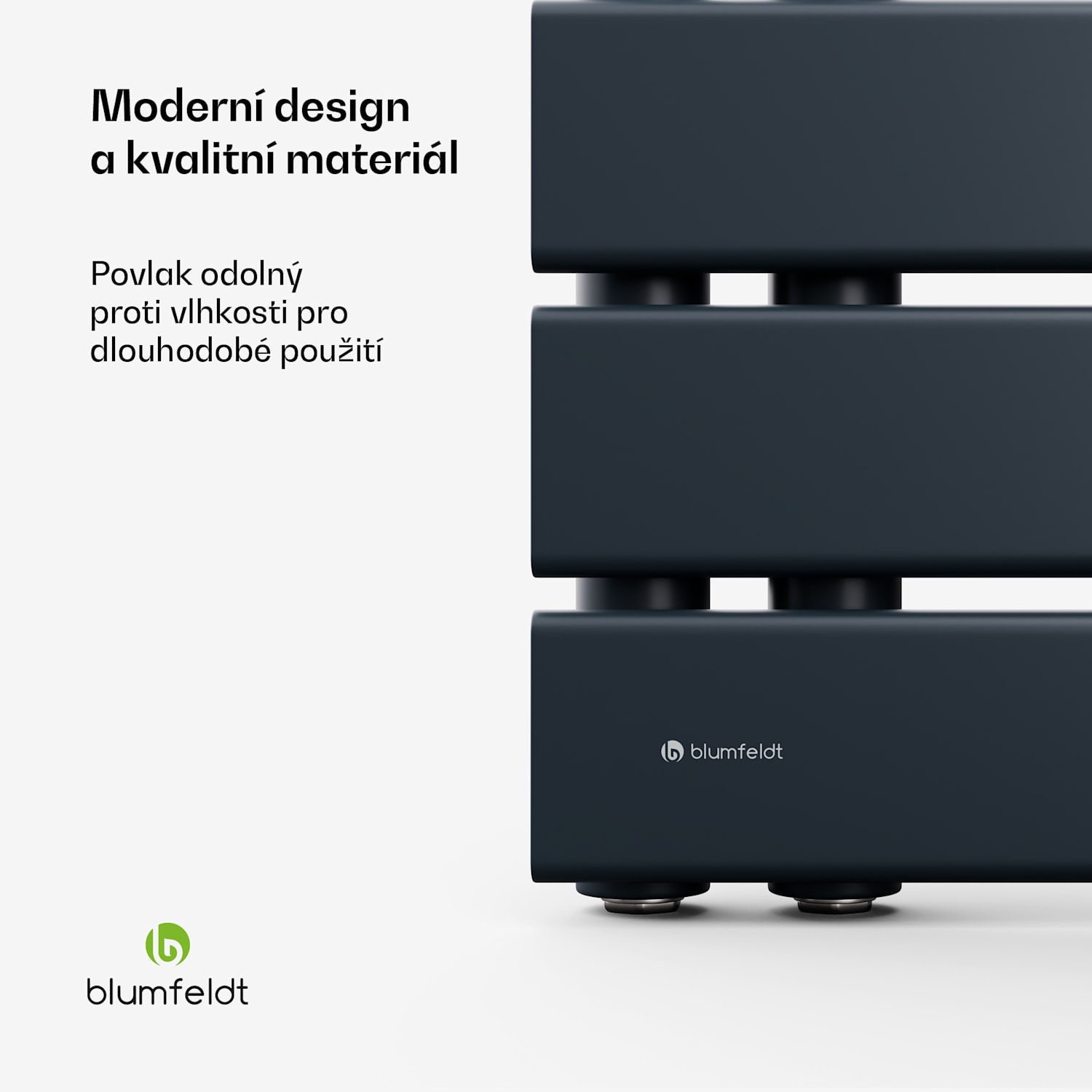 Radiátor Fairmont, 45 x 80 cm, nástěnný, moderní design, teplovodný 45 x 80 cm | Antracit