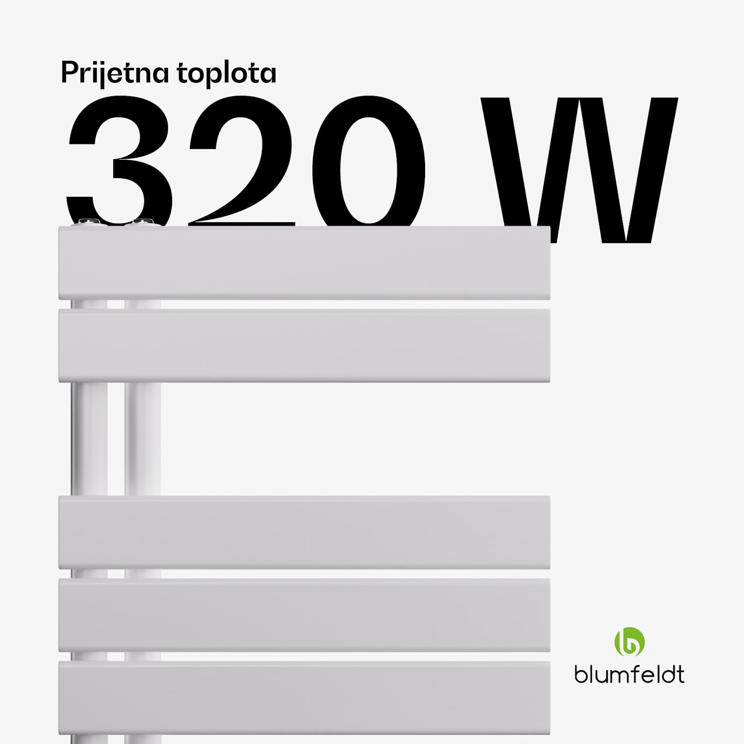 Fairmont Radiator, 45 x 80 cm, stenska namestitev, sodoben dizajn, topla voda 45 x 80 cm | Bela