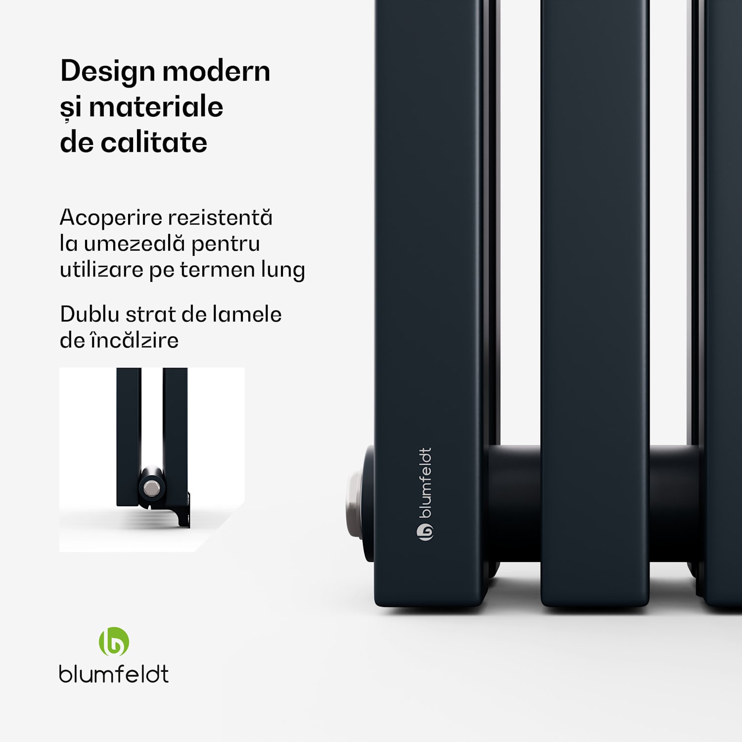 Radiator Delgado | design modern | 25 x 120 cm | 942 W | conexiune centrală 120 x 25 cm | Antracit