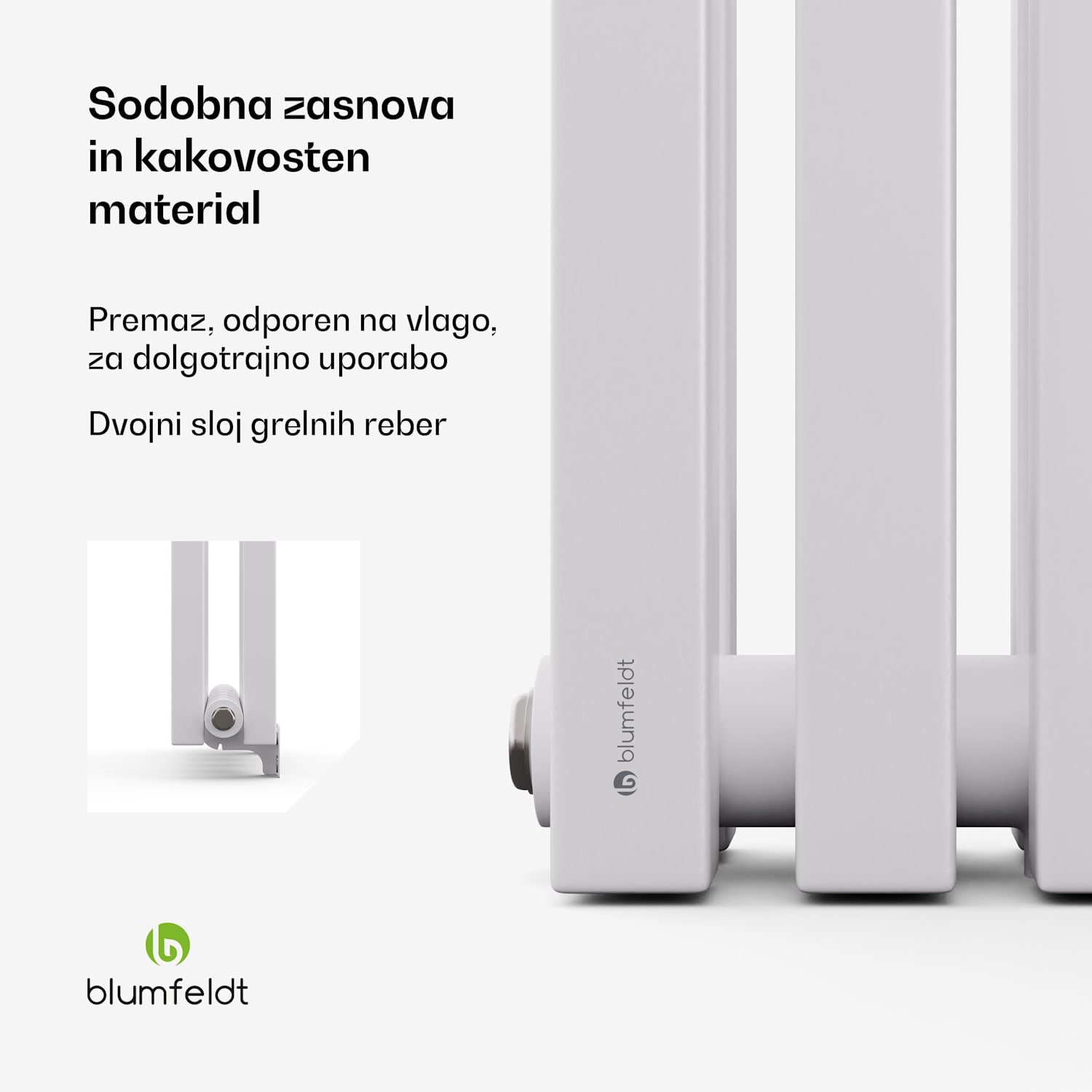 Delgado radiator | sodoben dizajn | 25 x 120 cm | 942 W | sredinska povezava 120 x 25 cm | Bela