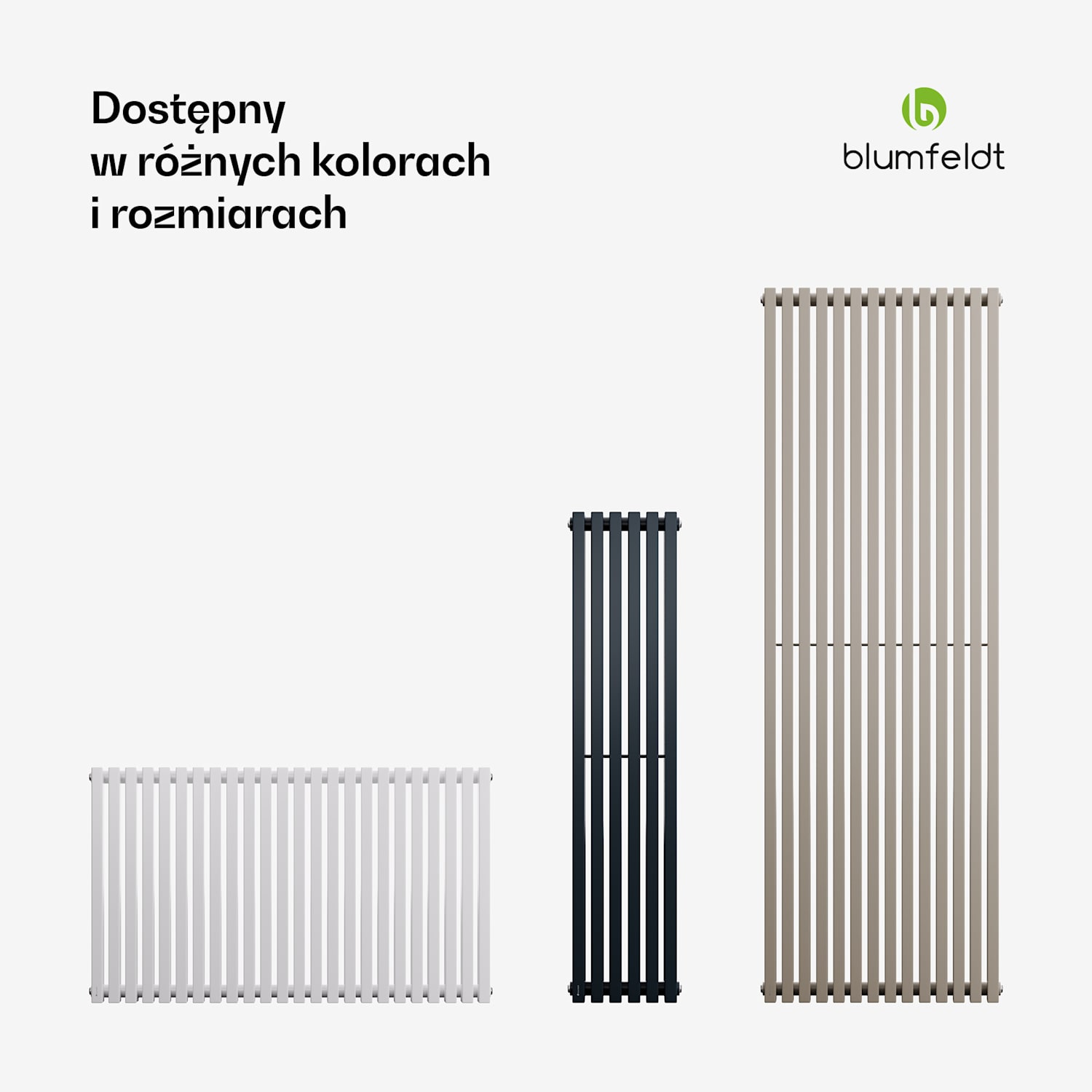 Grzejnik Delgado | nowoczesny design | 25 x 120 cm | 942 W | przyłącze centralne 120 x 25 cm | Piasek