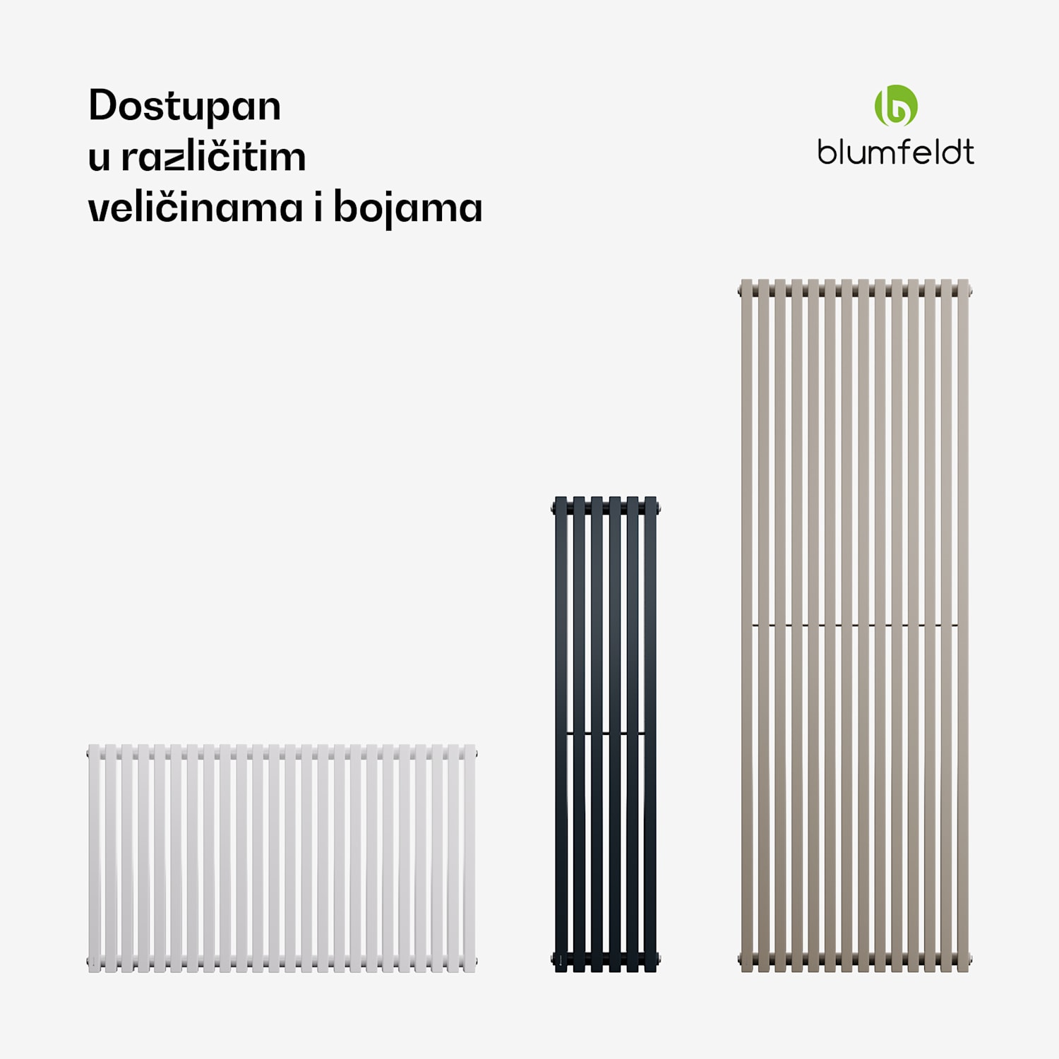 Delgado radijator | Moderan dizajn | 60 x 180 cm | 1486 W | Srednji priključak 180 x 60 cm | Pijesak