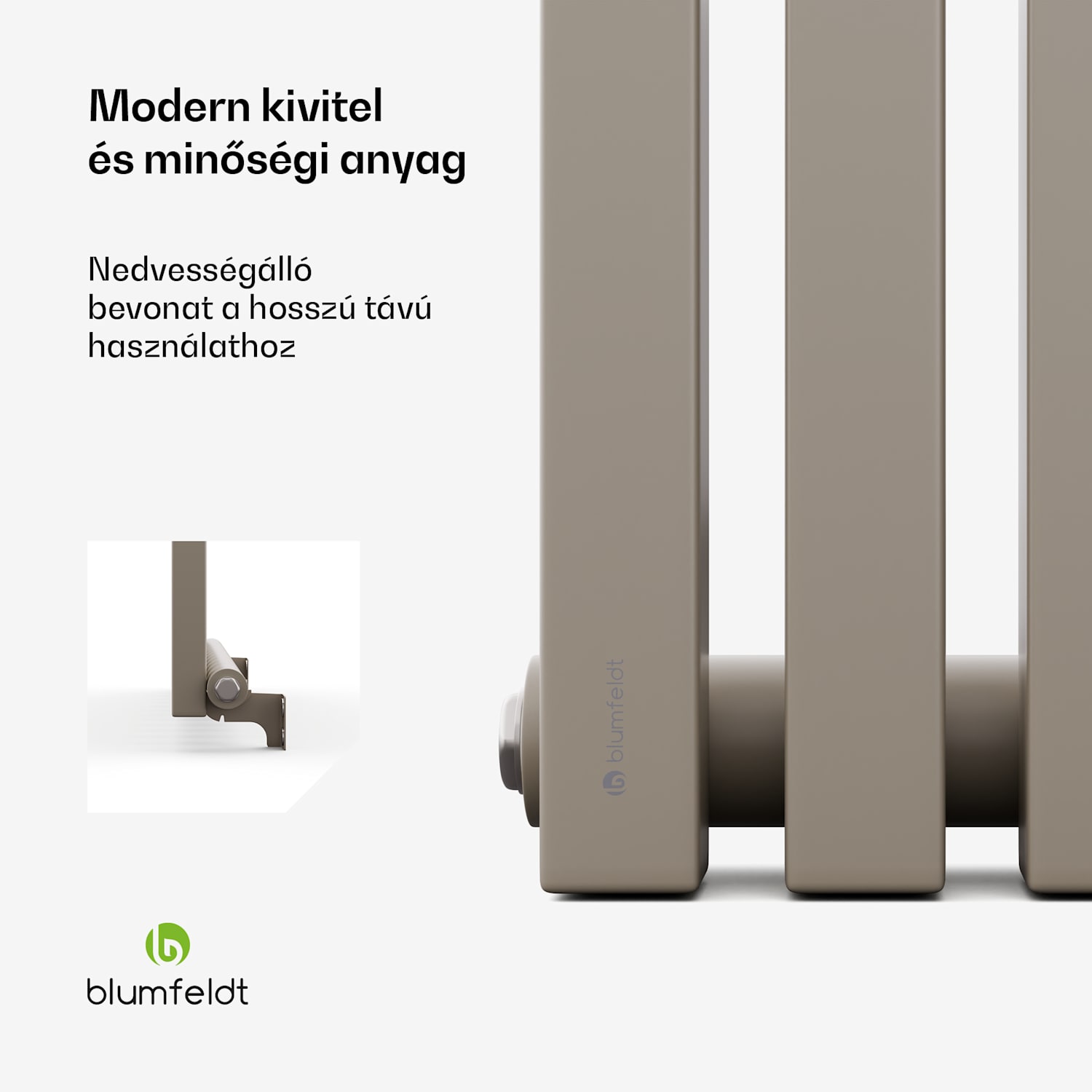 Delgado radiátor | Modern dizájn | 60 x 180 cm | 1486 W | Középső csatlakozás 180 x 60 cm | Homok