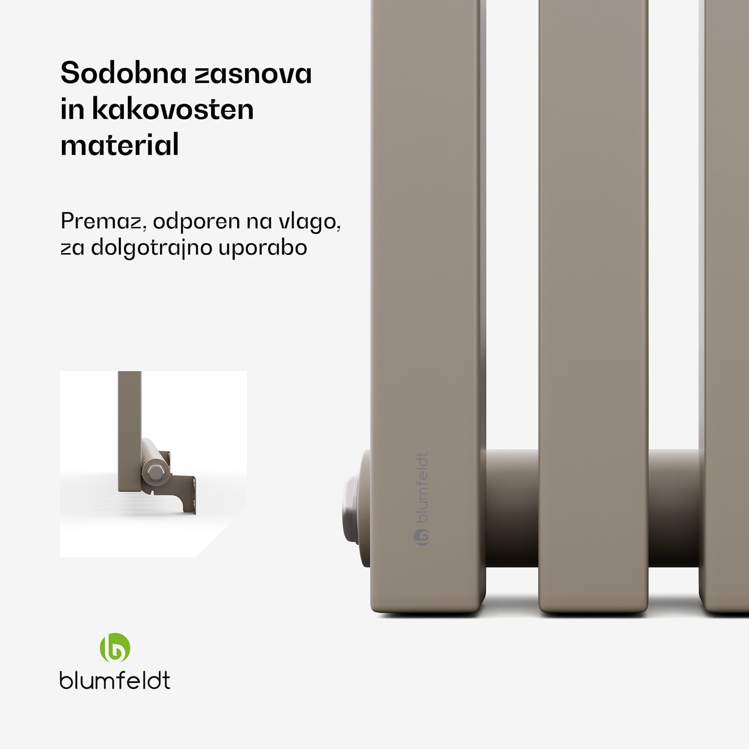 Delgado radiator | modernega dizajna | 60 x 180 cm | 1486 W | srednja priključitev 180 x 60 cm | Pesek