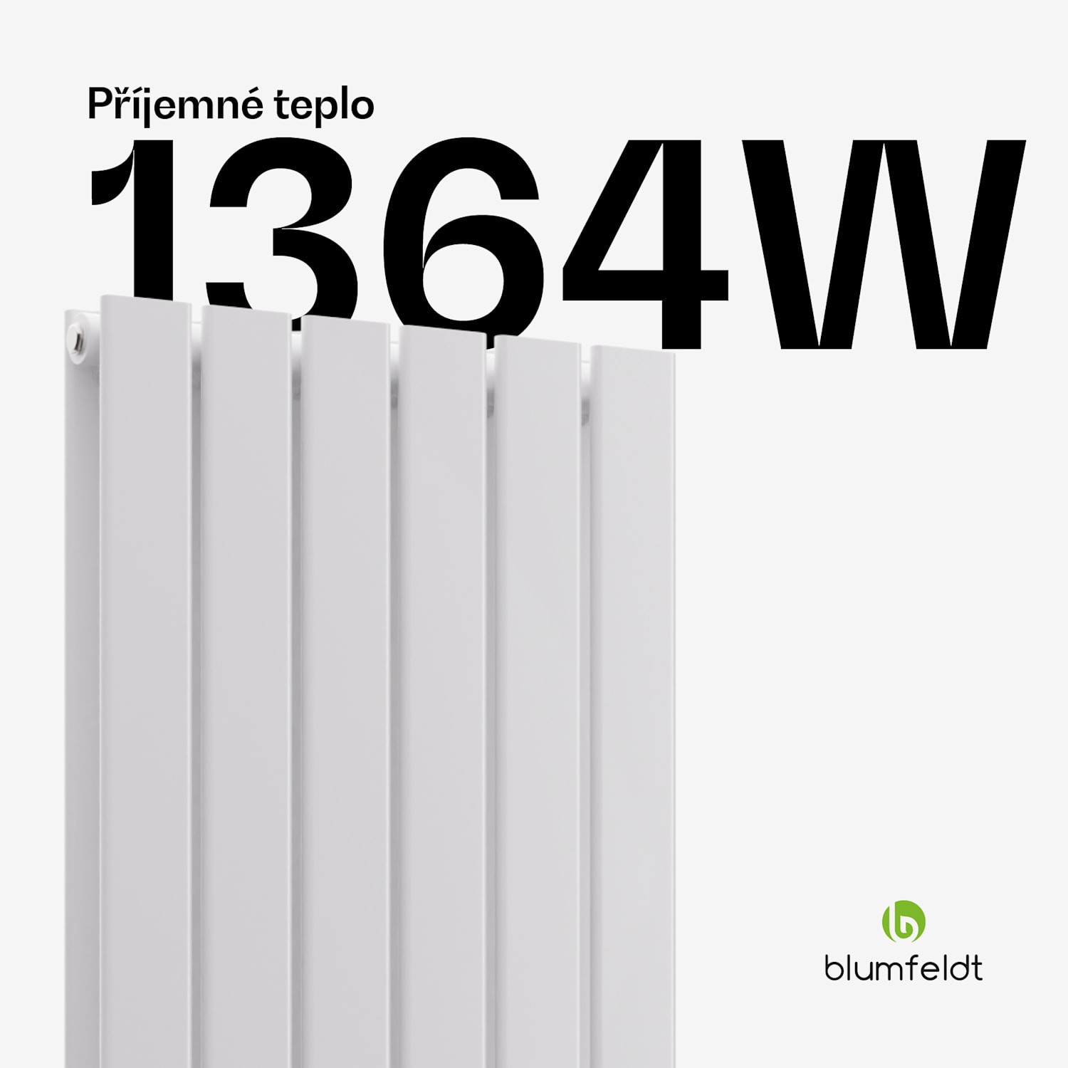 Ontario radiátor 180x45 Výkon 1364  W Bílá
