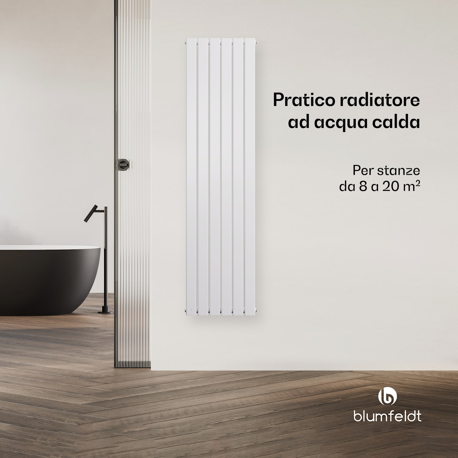 Ontario, 180x45, doppio strato, bianco Bianco