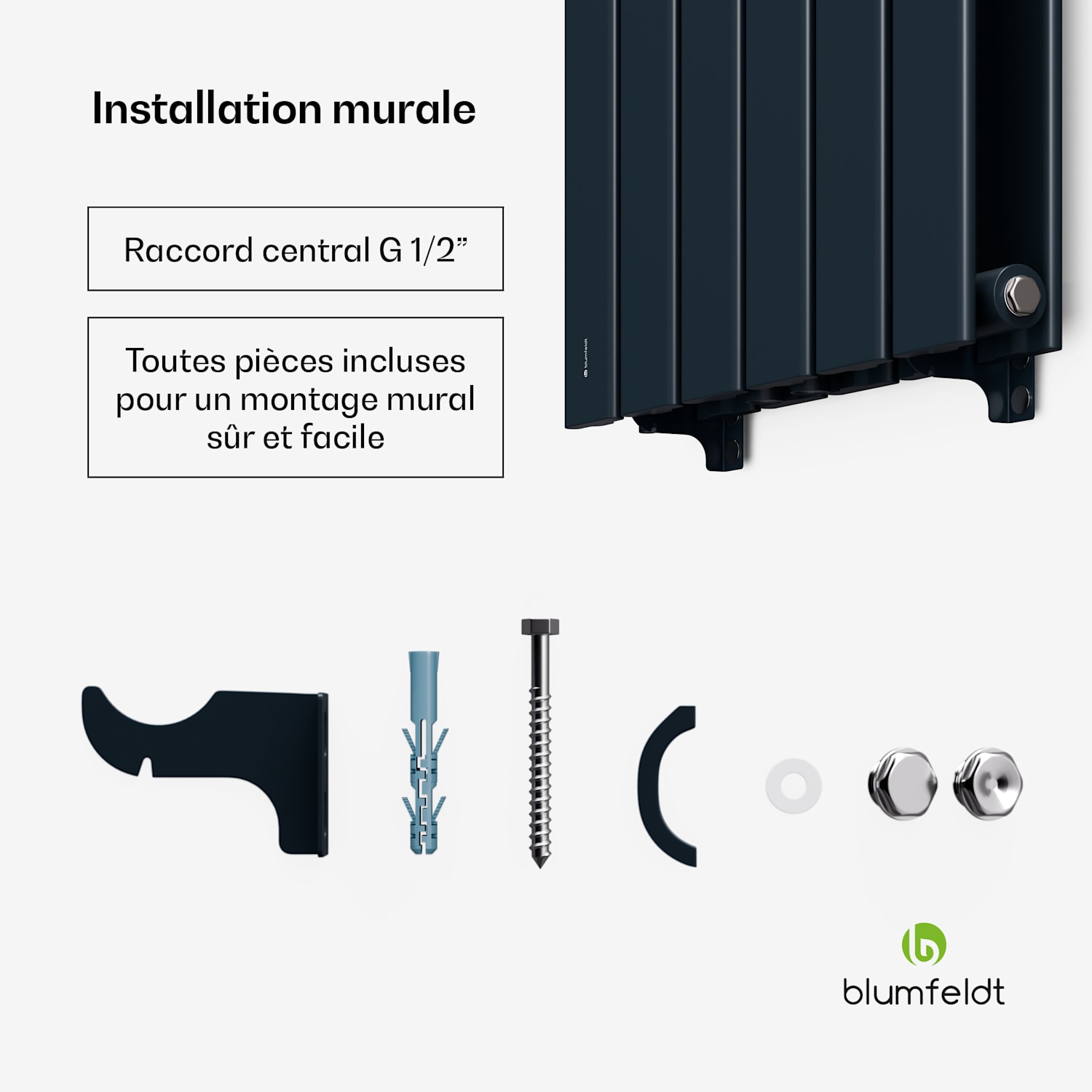 Ontario 180x45 Double couche Anthracite Anthracite