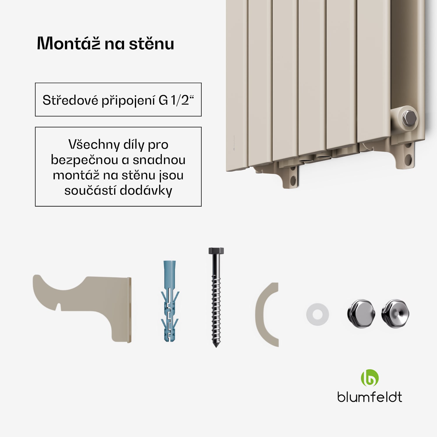Ontario radiátor 180x45 Výkon 1364  W Písek
