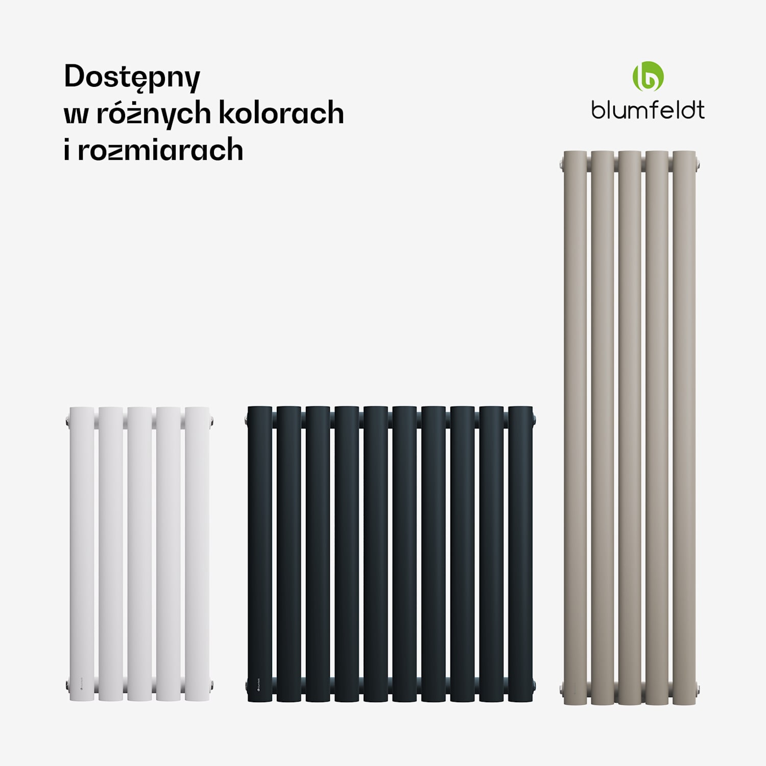 Grzejnik Tallheo 60x30 230W Jeden rząd | 60 x 30 cm | Biały