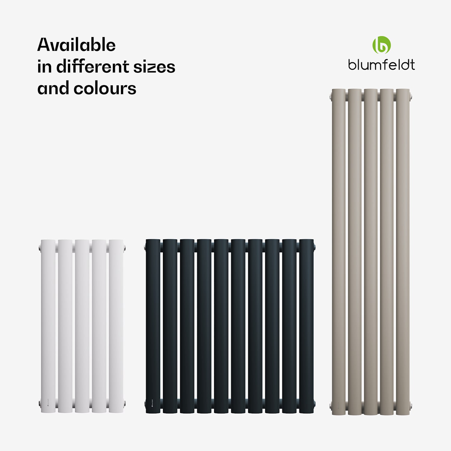 Blumfeldt Tallheo radiator 60x30 230W Single Layer | 60 x 30 cm | Wit