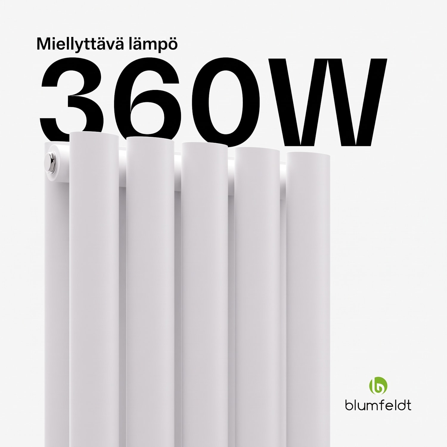 Blumfeldt Tallheo lämpöpatteri 60 x 30 360 W Double Layer | 60 x 30 cm | Valkoinen