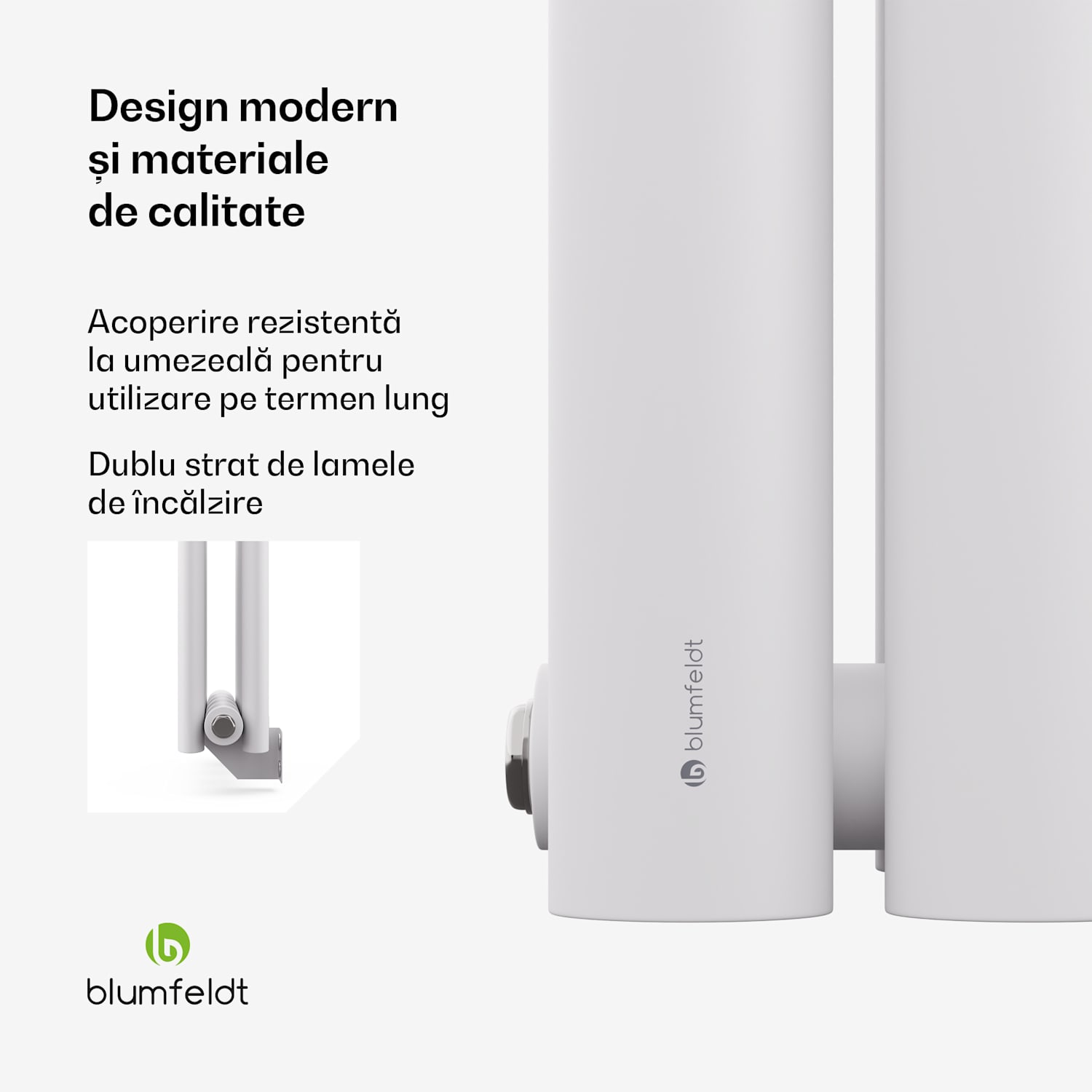 Tallheo radiator 60x30 360W Două rânduri | 60 x 30 cm | Alb