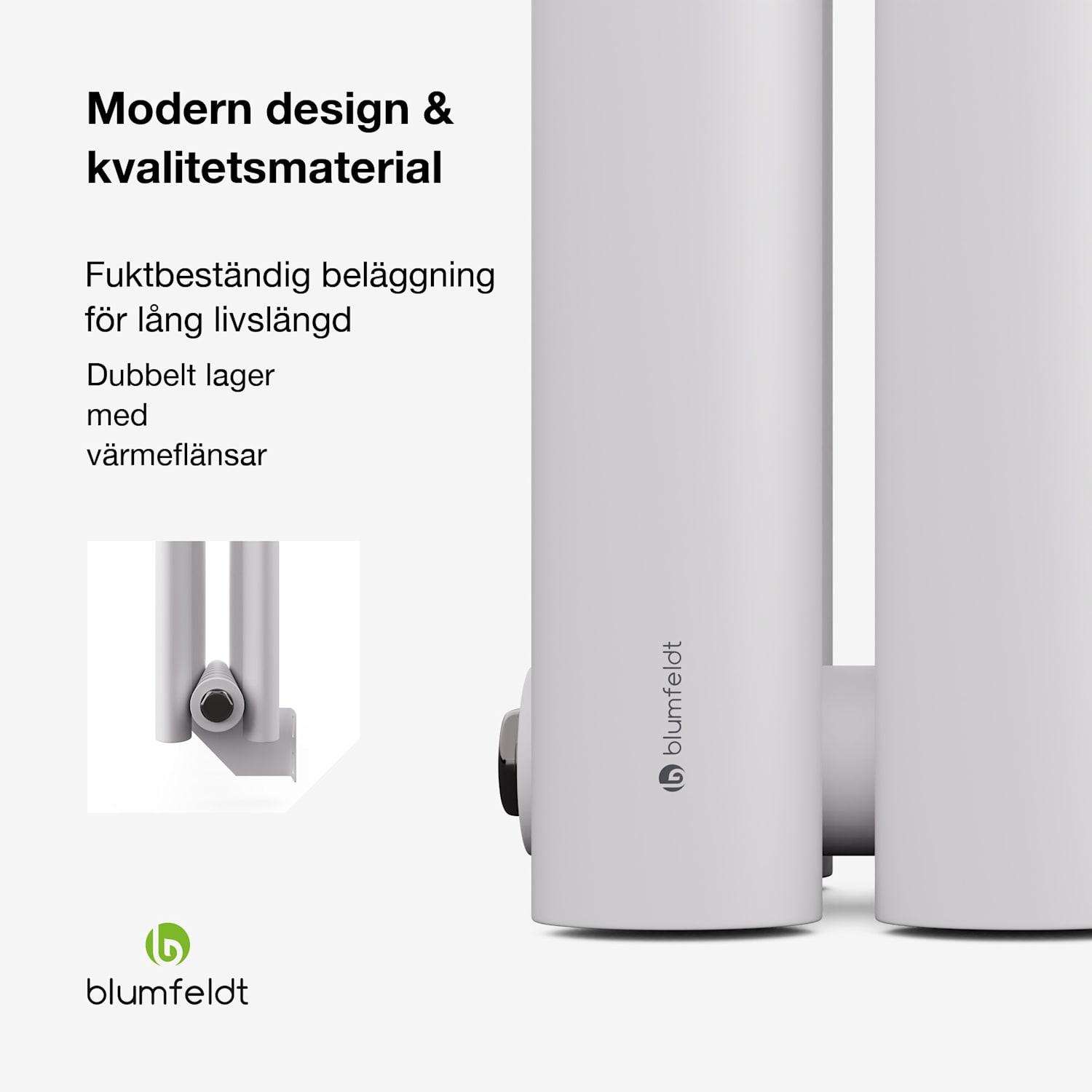 Blumfeldt Tallheo element 60x60 707W Double Layer | 60 x 60 cm | Vit