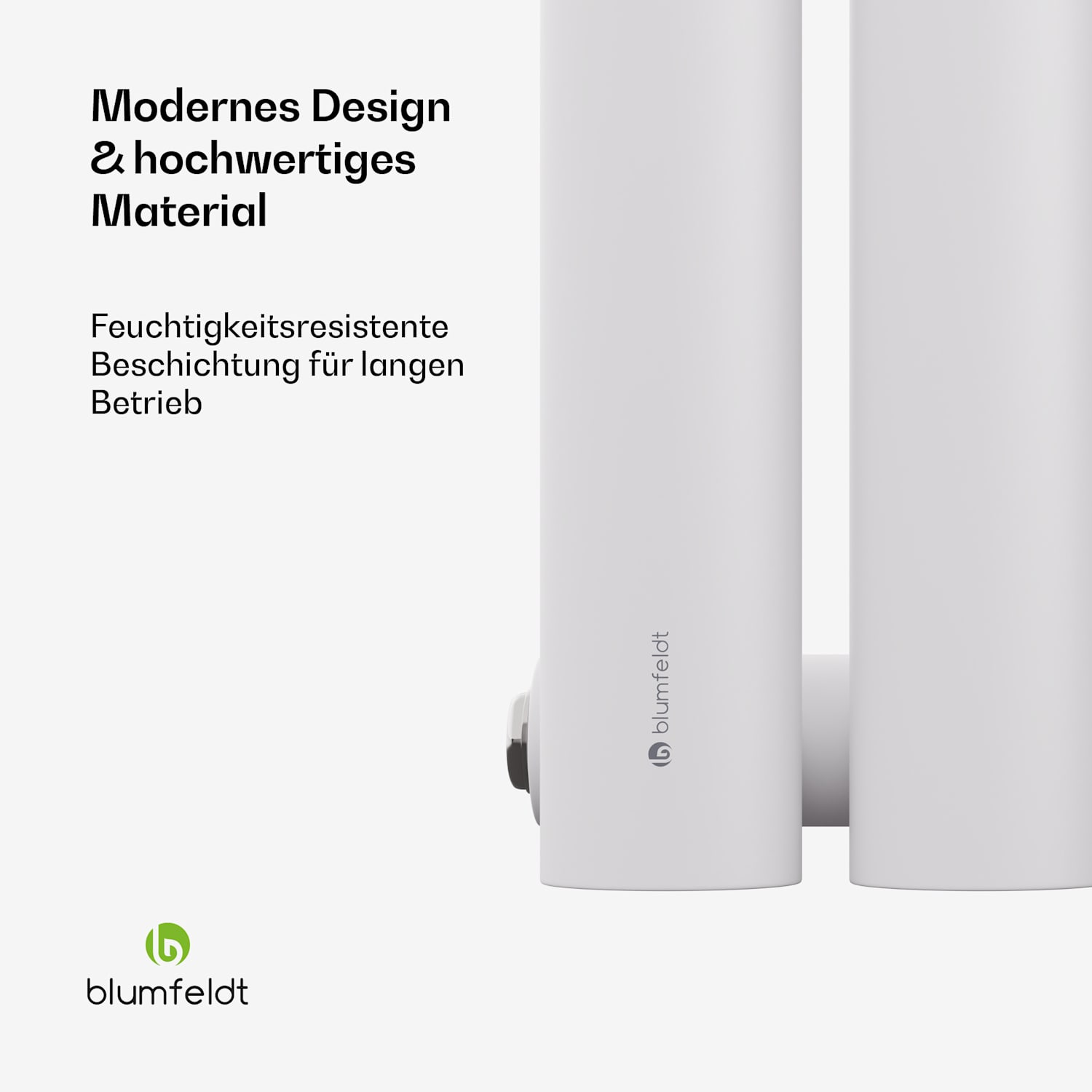 Blumfeldt Tallheo Heizkörper 120x30 420W Single Layer | 120 x 30 cm | Weiß