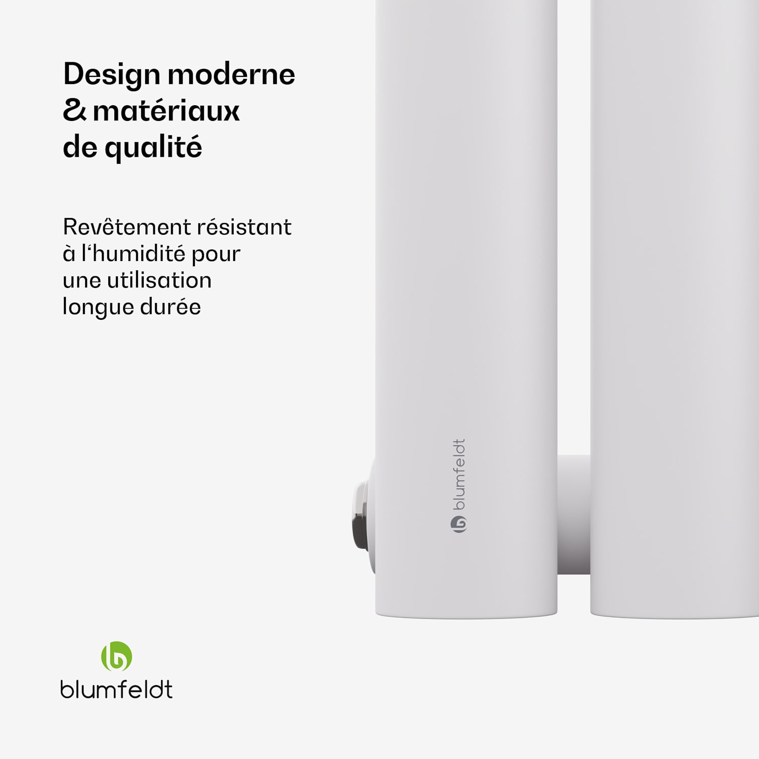 Blumfeldt Tallheo radiator 120x30 420W Single Layer | 120 x 30 cm | Wit