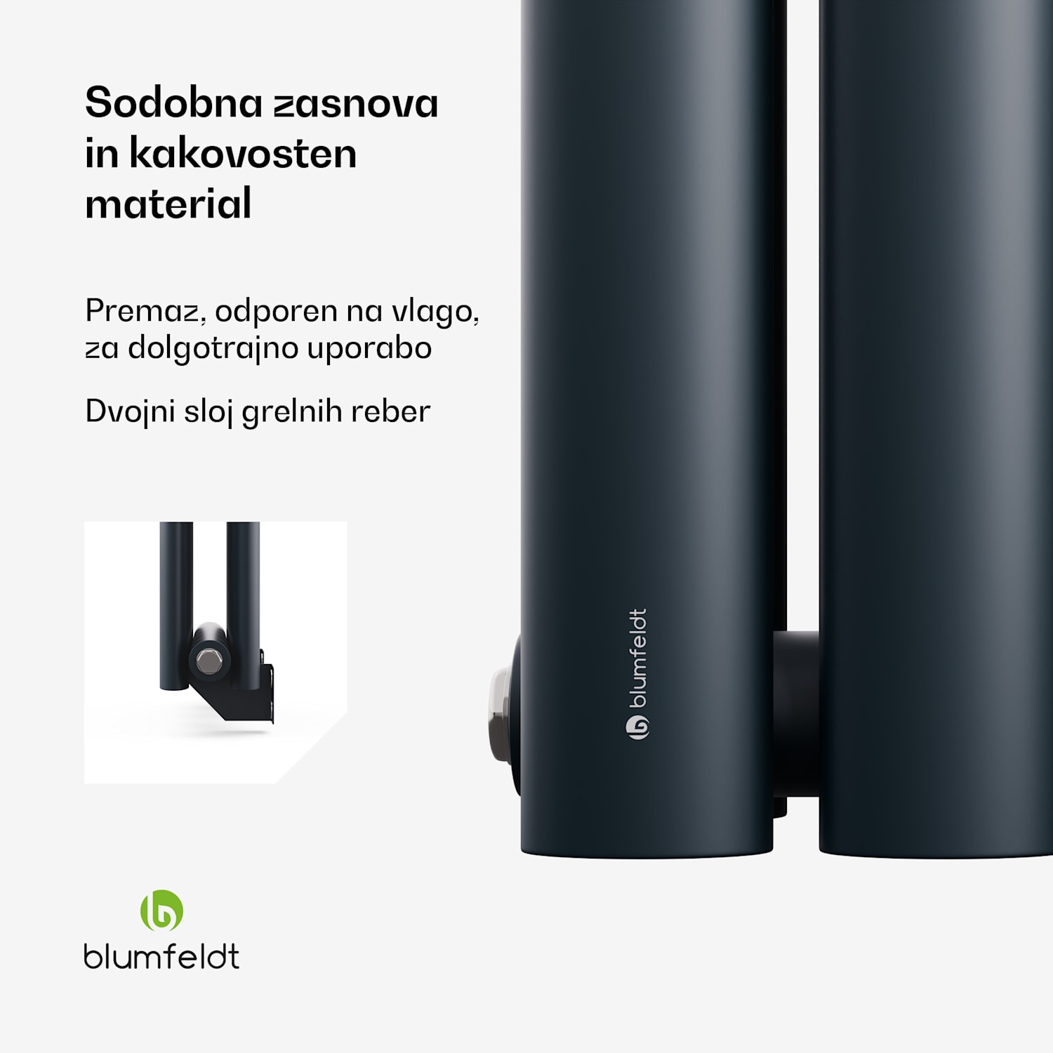 Radiator Tallheo 120x30 620V Dve vrstici | 120 x 30 cm | Antracit