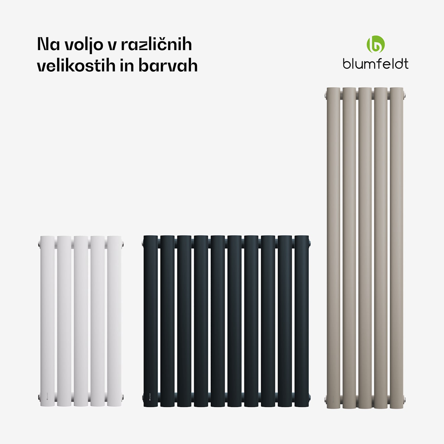 Radiator Tallheo 120x30 620V Dve vrstici | 120 x 30 cm | Antracit