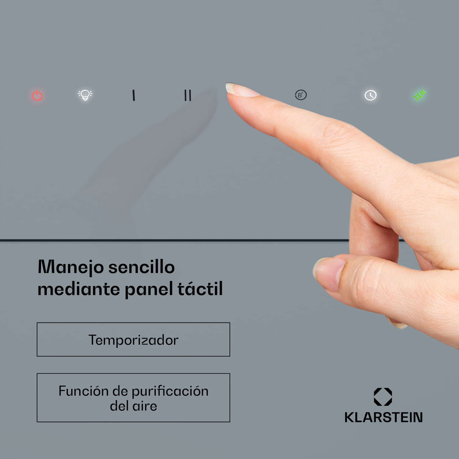 Campana extractora SleekAir | A+++ | 717m³/h | Touch | LED | 60cm 60 cm | Acero Inoxidable