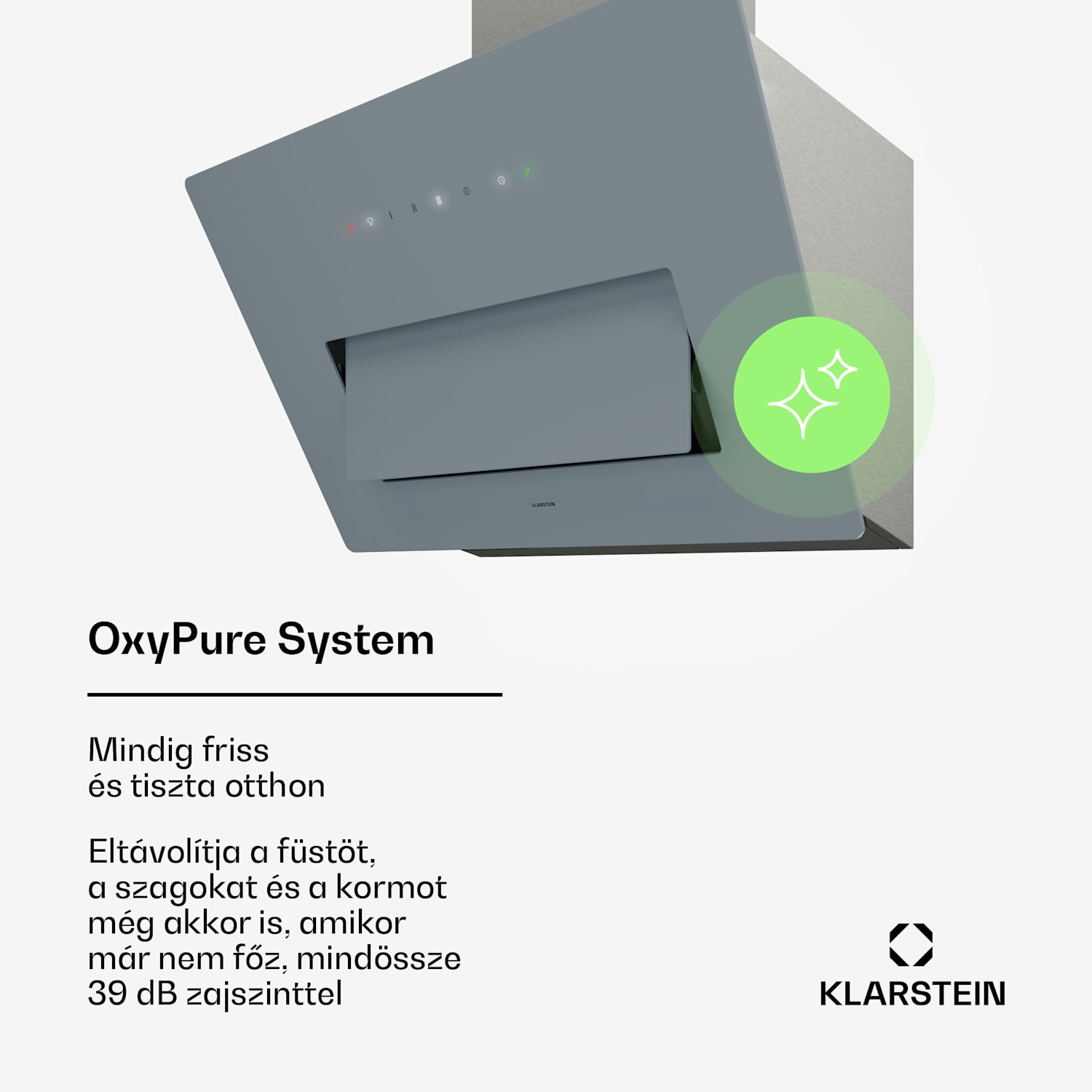 SleekAir elszívó, A+++, 717 m³/h, Érintő, LED, 60 cm 60 cm | Rozsdamentes acél