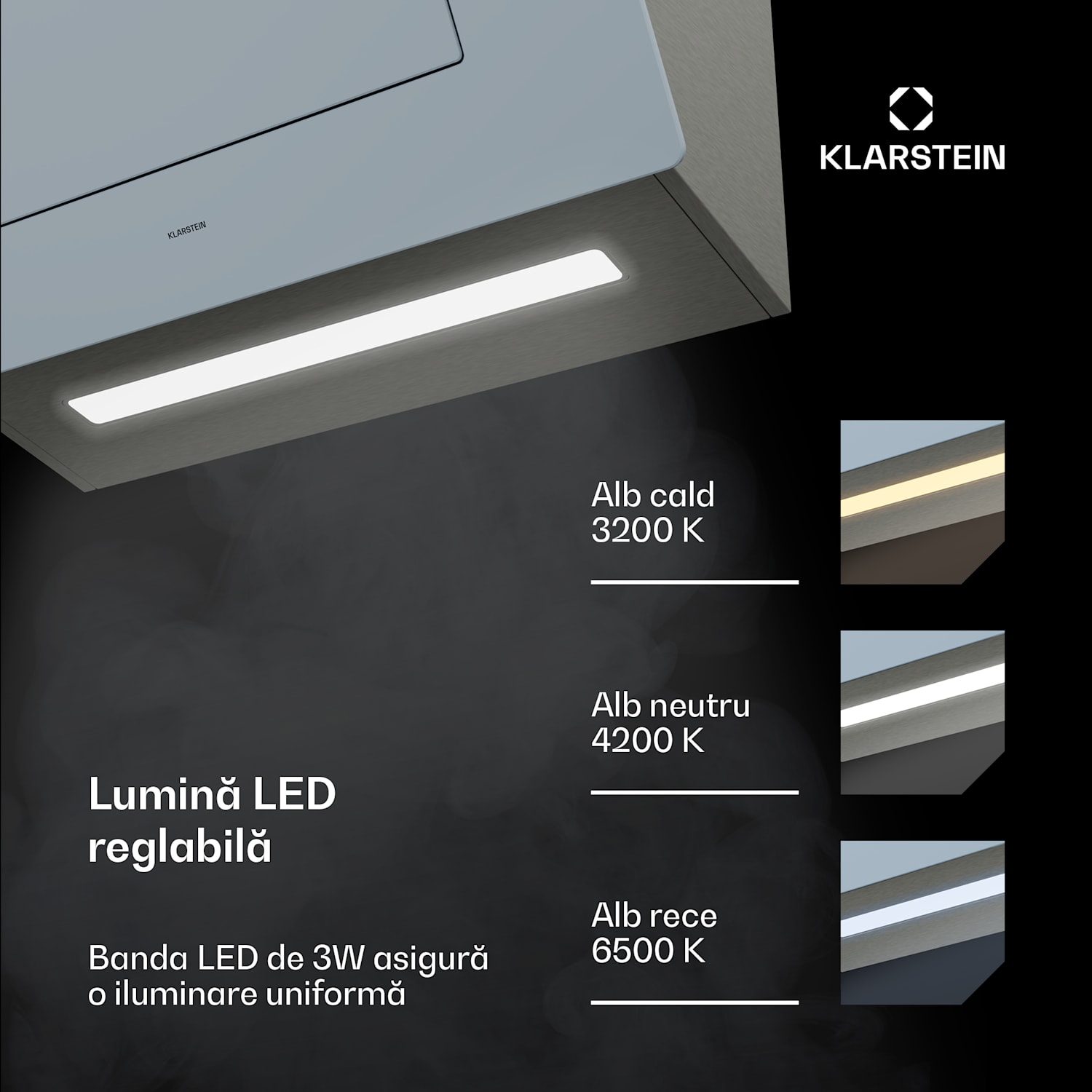 Hotă SleekAir, A+++, 717m³/h, Touch, LED, 60cm 60 cm | Oțel inoxidabil