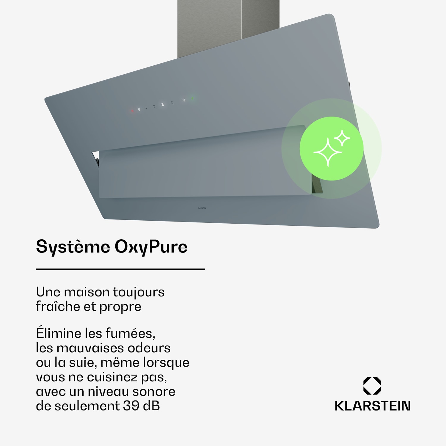 SleekAir afzuigkap | A+++ | 717 m³/h | touch | led | 90 cm 90 cm | Roestvrij Staal