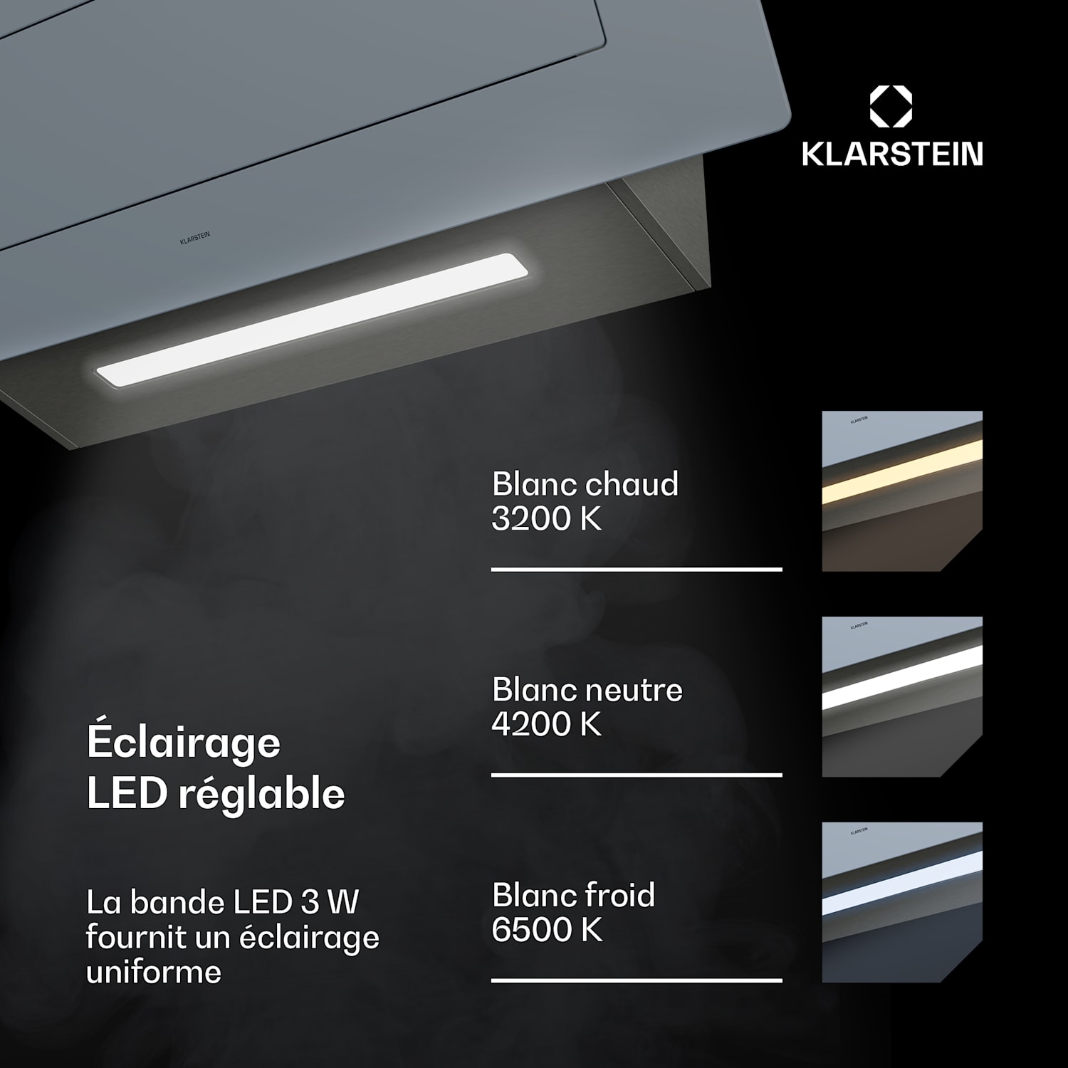 SleekAir afzuigkap | A+++ | 717 m³/h | touch | led | 90 cm 90 cm | Roestvrij Staal