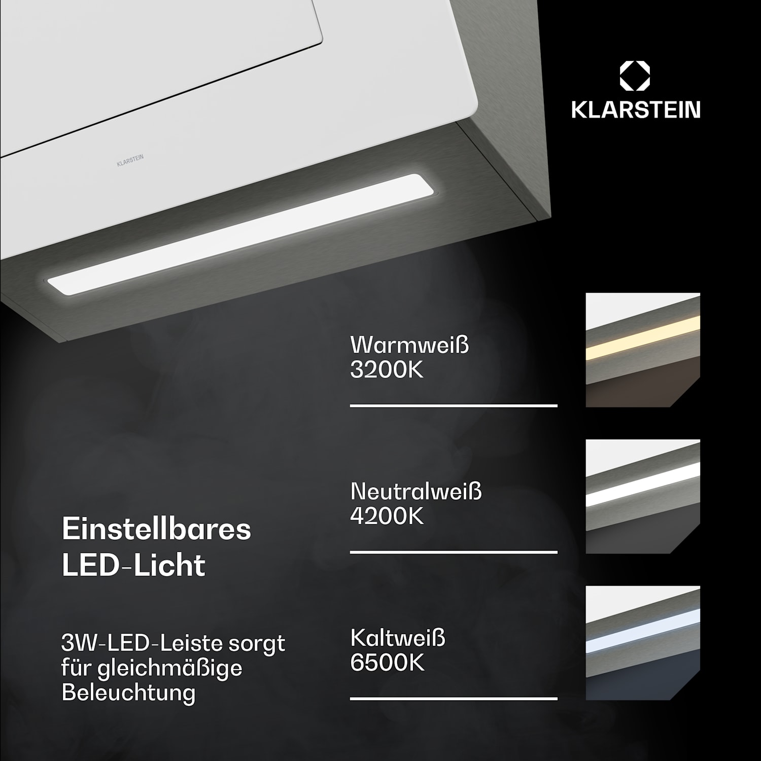 SleekAir Dunstabzugshaube | A+++ | 717 m³/h | Touch | LED | 60 cm 