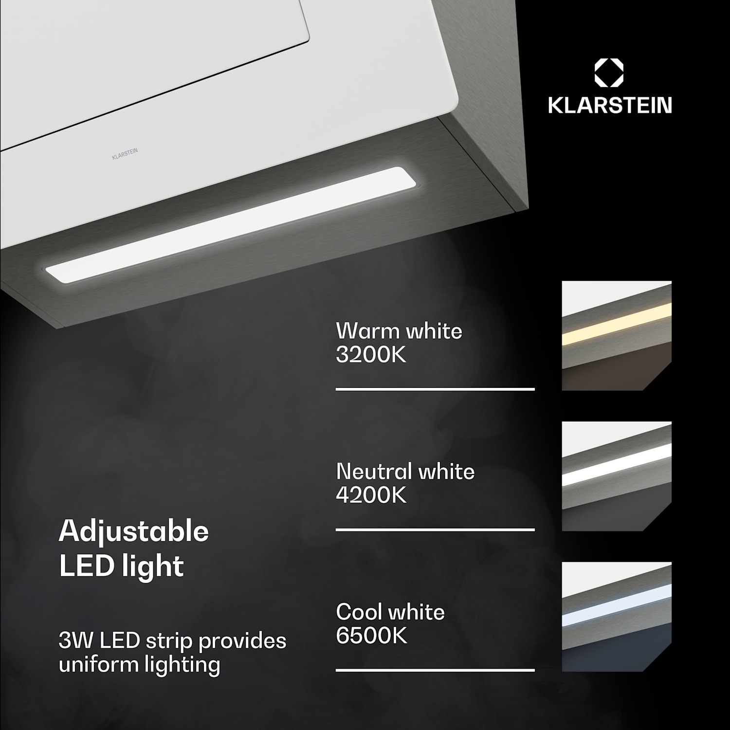 SleekAir extractor hood | A+++ | 717m³/h | Touch | LED | 60cm 