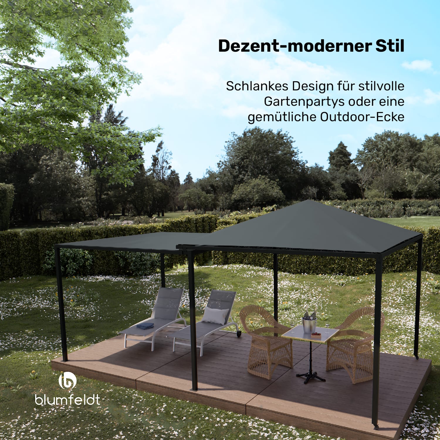 ShadeMax erweiterbarer Pavillon mit UV30+ Schutz 