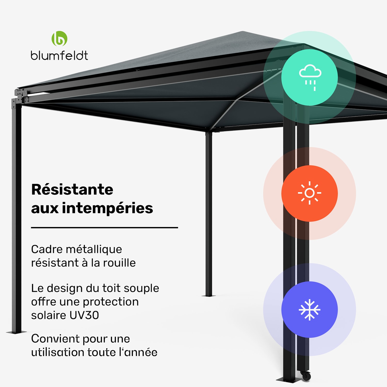 ShadeMax pavillon extensible avec protection UV30+ 