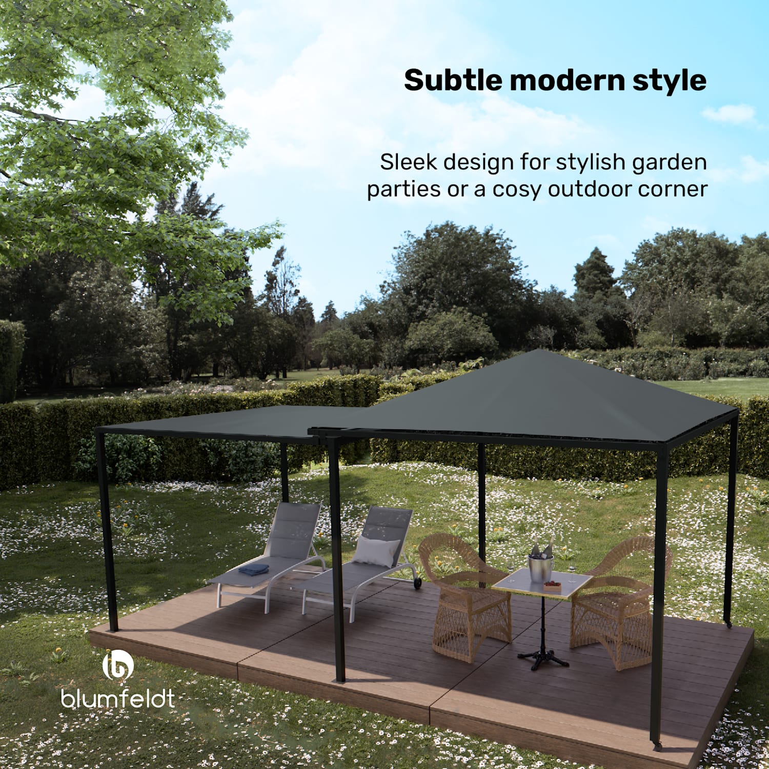 ShadeMax Expandable Gazebo met UV30+ bescherming 