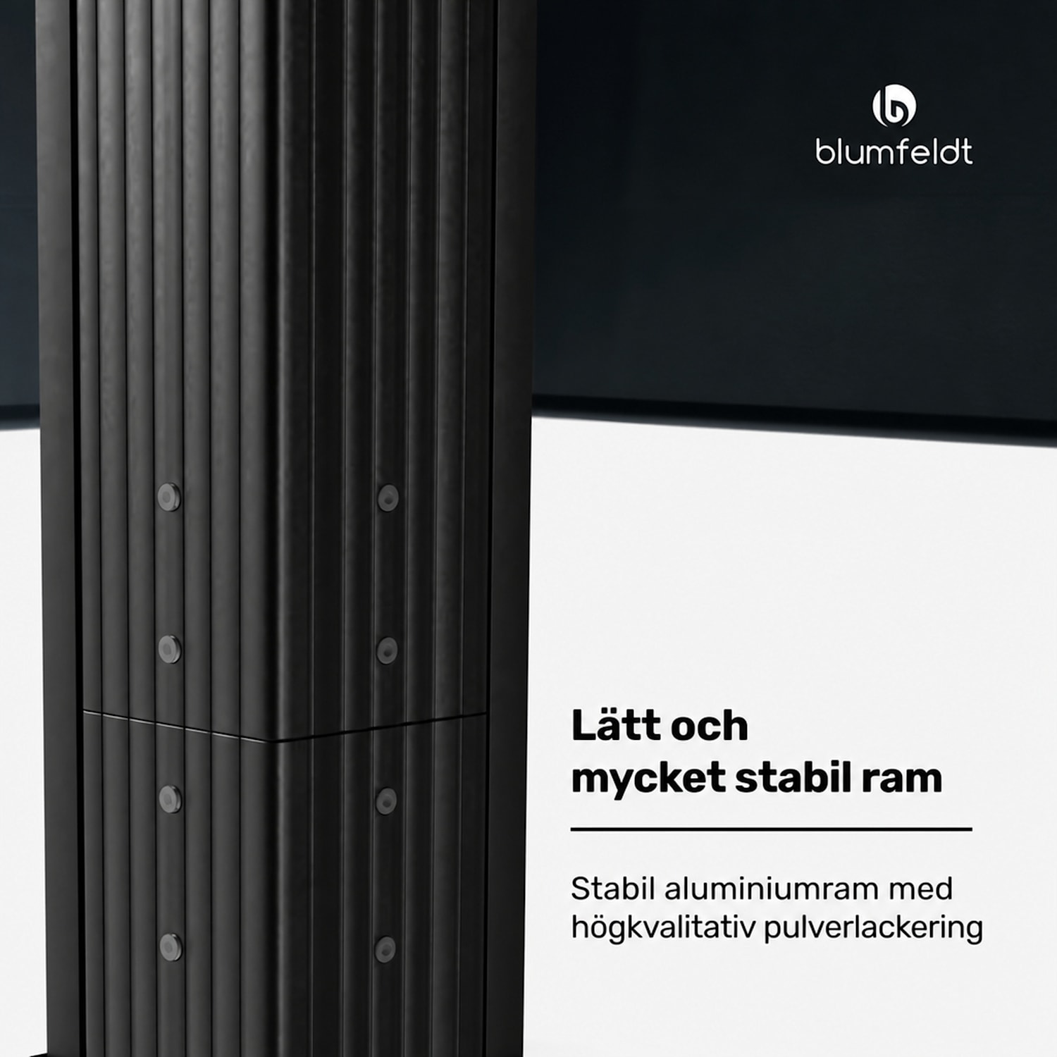  3 x 4 m | Antracit / Svart
