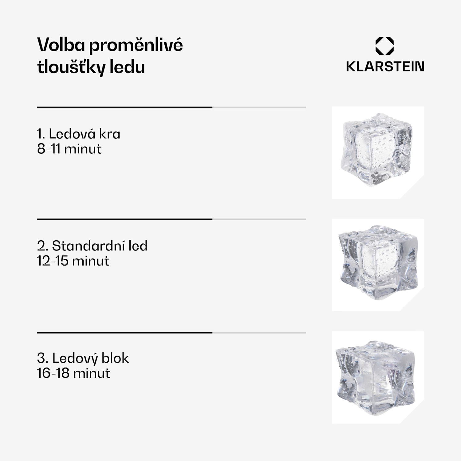 Glacial průmyslový výrobník ledu 55 kg s LED displejem a okénkem 