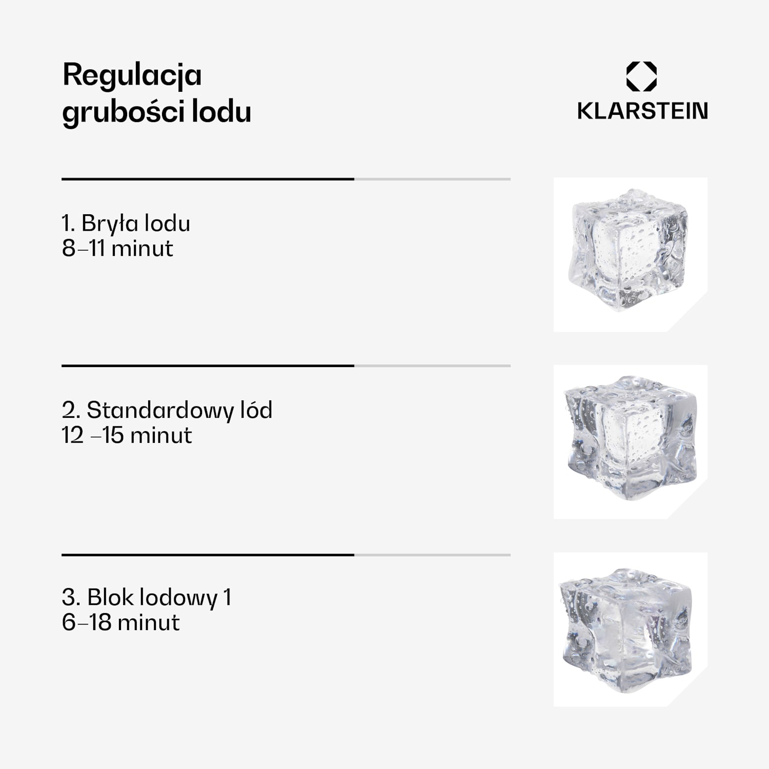 Glacial gastronomiczna kostkarka do lodu 55 kg wyświetlacz LED okienko 