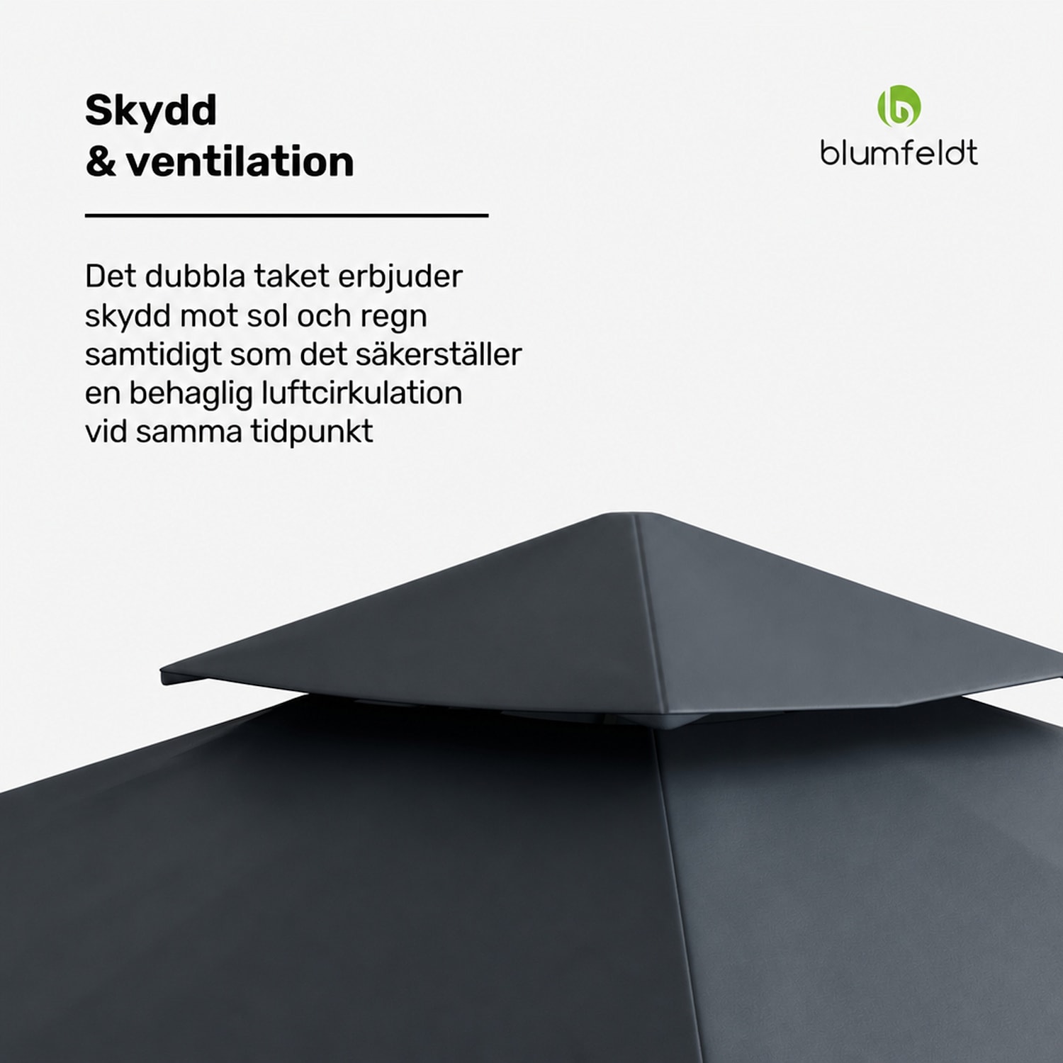  3 x 3 m | Mörkgrå