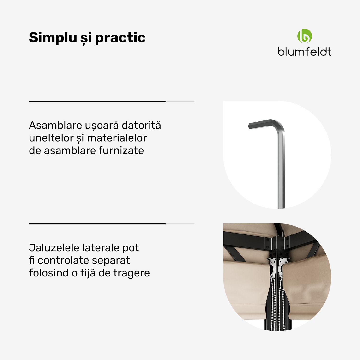 Grandezza Cortina foișor de grădină 3x3 m, rezistent la intemperii, acoperit cu pulbere, jaluzele laterale 3 x 3 m | Bej