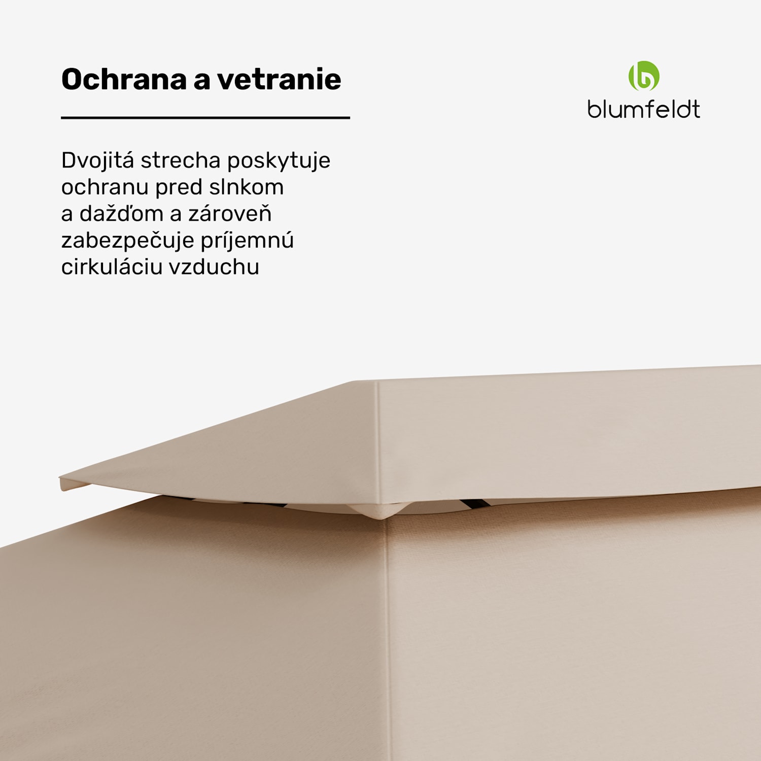 Grandezza Cortina záhradný altánok 3x6 m, odolný voči poveternostným vplyvom, prášková farba, bočné rolety 3 x 6 m | Béžová