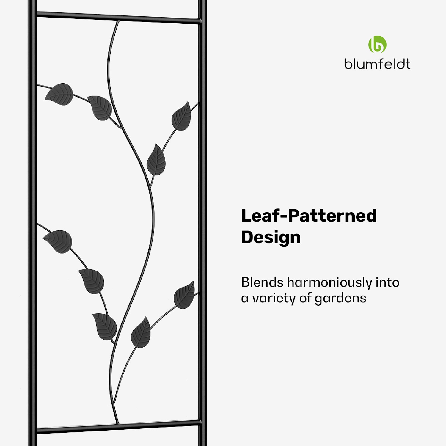 FloraBelle Curve rozenboog | decoratieve bladmotieven | weerbestendig | klimhulp kromme