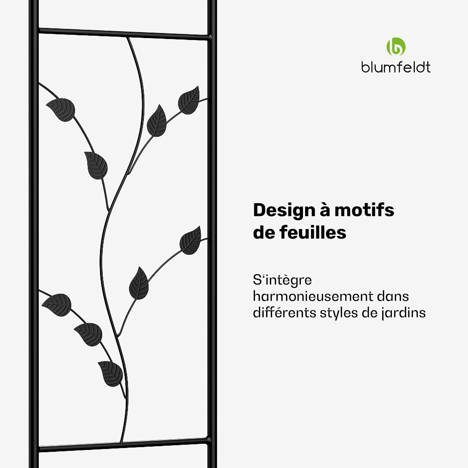 FloraBelle Cupola ozenboog | decoratieve bladmotieven | weerbestendig | klimhulp koepel