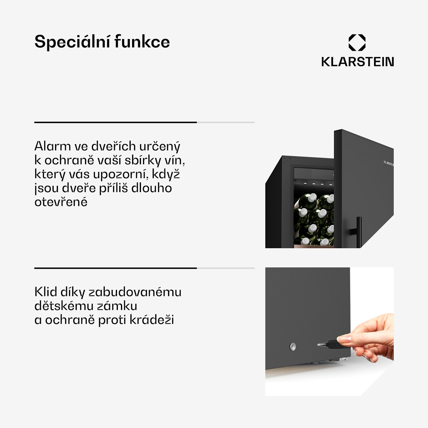 Chladnička na víno CellarMax, 155 lahví, Kompresor, Energetická účinnost E 155 lahví