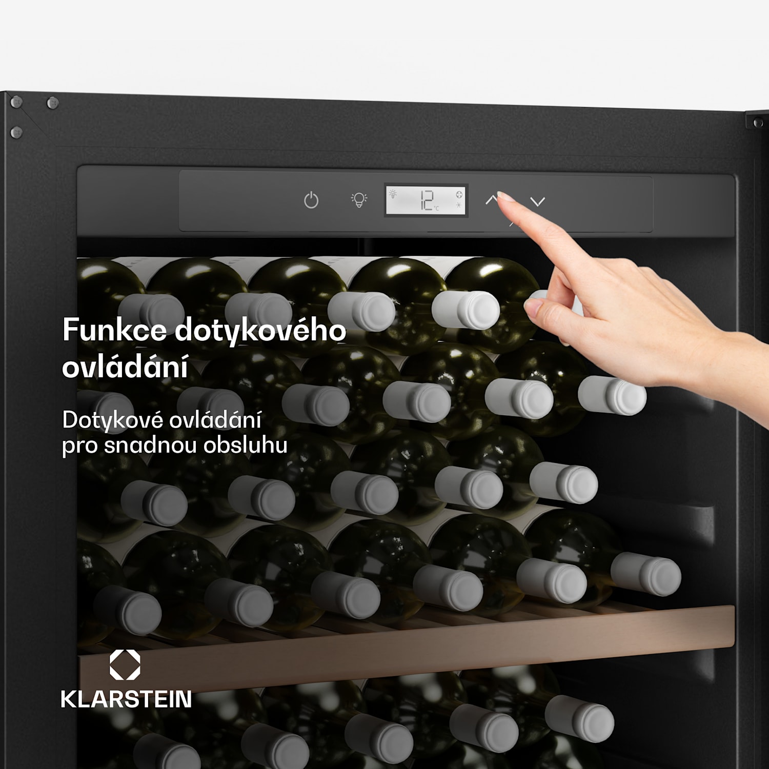 Chladnička na víno CellarMax, 155 lahví, Kompresor, Energetická účinnost E 155 lahví