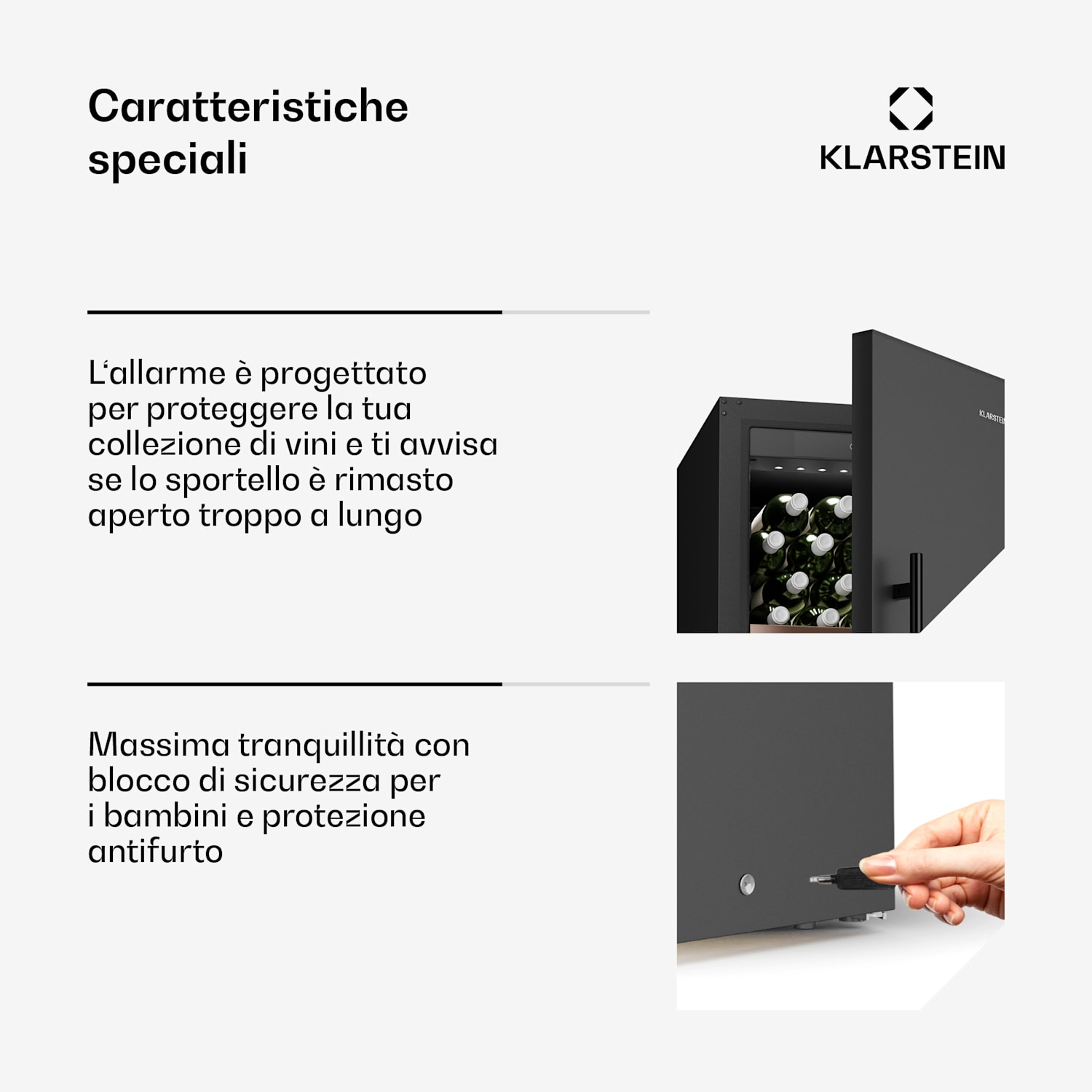 CellarMax - Frigorifero per vini | 155 bottiglie | Compressore | Efficienza energetica E 155 bottiglie