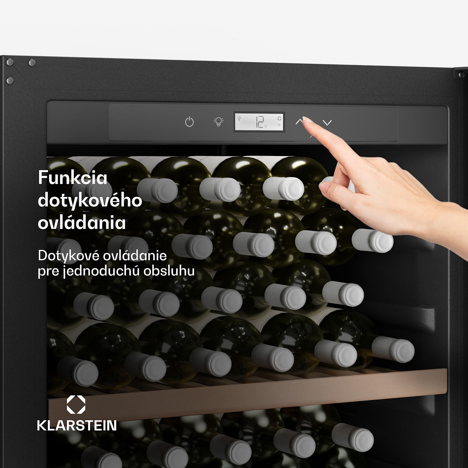 CellarMax chladnička na víno, 155 fliaš, Kompresor, Energetická účinnosť E 155 fliaš