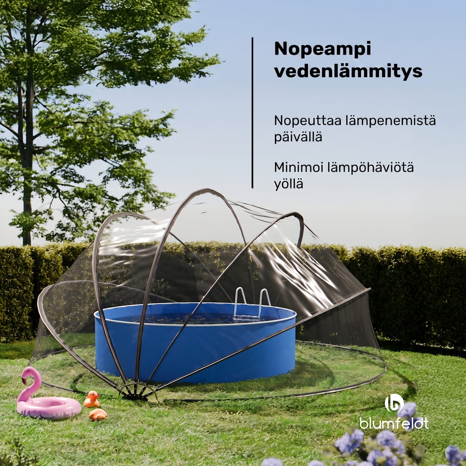 ArmadilloShade allaskatos | Pyöreä | Lasikuitu | UV-suoja | Läpinäkyvä 559 cm